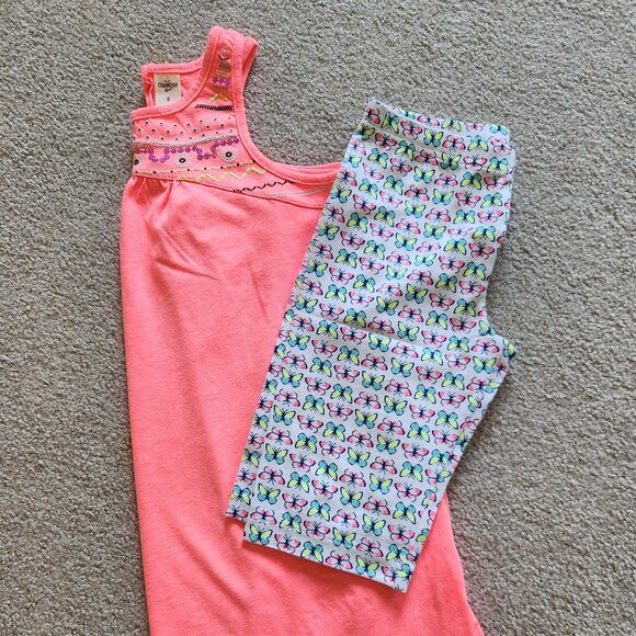 OshKosh Carter’s Girls Summer Outfit – Size 8 – Like New - Picture 1 of 6